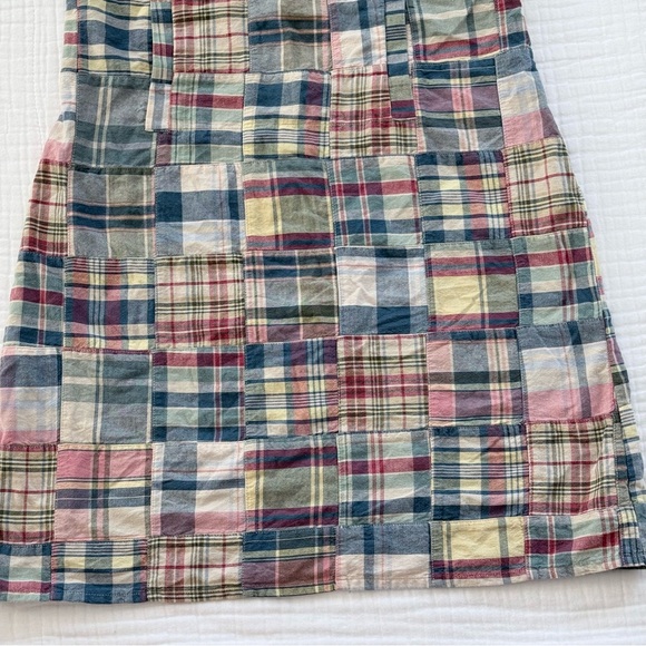 Ralph Lauren Plaid 100% cotton patchwork Halter Dress size medium - Picture 4 of 12